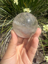 Load image into Gallery viewer, Natural Clear Quartz Crystal Sphere White Healing Stone Ball,A350

