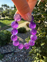 Load image into Gallery viewer, 16cm Uruguayan Amethyst Bracelet,Healing Crystal Bracelet,Chakra Bracelet
