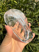 Load image into Gallery viewer, Small Clear Quartz Offering Bowl,Crystal Quartz Altar Bowl,Crystal Tray,B74
