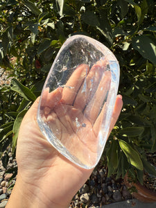 Clear Quartz Offering Bowl,Crystal Quartz Altar Bowl,Crystal Tray,B83