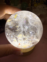 Load image into Gallery viewer, Rainbow Clear Quartz Crystal Sphere,Natural Healing Stone Ball,A120
