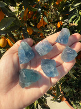 Load image into Gallery viewer, 6pcs Fluorite Crystal Rough Bulk,High Quality Blue Fluorite
