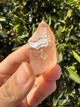 Load image into Gallery viewer, Red Mud Skeletal Quartz Crystal Point ,Petroleum Oil Quartz #03
