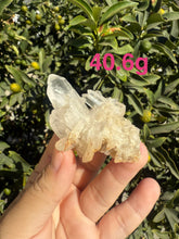 Load image into Gallery viewer, Set of 3 Natural Clear Quartz Crystal Clusters
