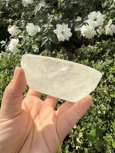 Small Clear Quartz Offering Bowl,216.8g