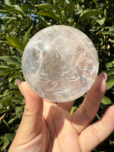 Load image into Gallery viewer, Rainbow Clear Quartz Crystal Sphere,Natural Healing Stone Ball,A120
