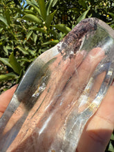 Load image into Gallery viewer, Small Garden Quartz Offering Bowl,Crystal Quartz Altar Bowl,Crystal Tray,B92
