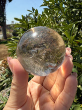 Load image into Gallery viewer, High Quality Light Smoky Quartz Crystal Sphere Smoky Quartz Ball,A64
