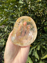 Load image into Gallery viewer, Clear Quartz Offering Bowl,Crystal Quartz Altar Bowl,Crystal Tray,B125
