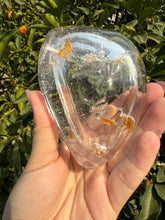 Load image into Gallery viewer, Small Clear Quartz Offering Bowl,Crystal Quartz Altar Bowl,Crystal Tray,B71

