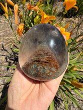 Load image into Gallery viewer, Garden Quartz Crystal Egg with Thousand Layer Mountain Scenic Inclusions, A476

