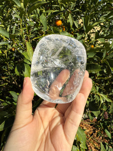 Small Clear Quartz Offering Bowl,Crystal Quartz Altar Bowl,Crystal Tray,B107