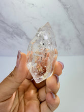 Load image into Gallery viewer, High Luster Enhydro Quartz w/ Moving Bubble &amp;/or Carbon/Black Inclusions,A499
