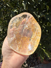 Load image into Gallery viewer, Large Clear Quartz Offering Bowl,Crystal Quartz Altar Bowl,Crystal Tray,B80
