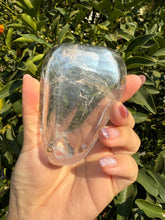 Load image into Gallery viewer, Mini Clear Quartz Offering Bowl,Crystal Quartz Altar Bowl,Crystal Tray,B70
