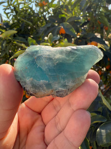 Raw Blue Fluorite Stone