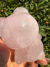 Load image into Gallery viewer, High Quality Rose Quartz Bear – Hand Carved Crystal Figurine Bear Home Decor
