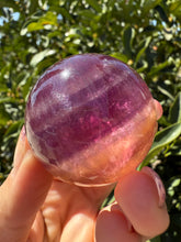 Load image into Gallery viewer, High Quality Candy Fluorite Sphere, Stunning Rainbow Fluorite Ball,A109
