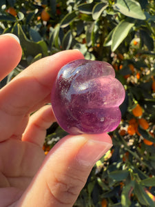 Large Pink Fluorite Paw