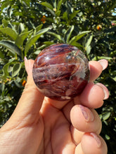 Load image into Gallery viewer, High Quality Fire Quartz Sphere,Premium Hematoid Quartz Crystal Ball,A102

