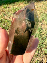 Load image into Gallery viewer, Garden Phantom Quartz Crystal Tower – Natural Lodolite Point
