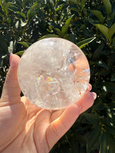 Load image into Gallery viewer, Large Rainbow Clear Quartz Crystal Sphere – Natural Healing Stone Ball- A43
