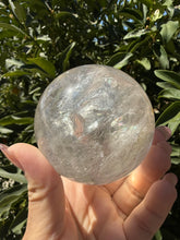 Load image into Gallery viewer, Rainbow Clear Quartz Crystal Sphere,Natural Healing Stone Ball,A118
