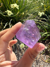 Load image into Gallery viewer, Natural Amethyst Freeform Lavender Quartz Polished Rainbow Crystal,A369
