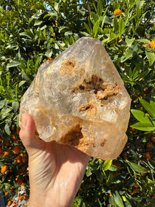 Huge Raw Quartz Point Specimen with Natural Inclusions,2.19kg