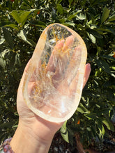 Load image into Gallery viewer, Large Clear Quartz Offering Bowl,Crystal Quartz Altar Bowl,Crystal Tray,B78
