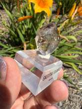 Load image into Gallery viewer, Natural Namibia Skeletal Enhydro Quartz Mineral Specimen w/ Moving Bubble,A479

