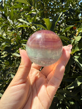 Load image into Gallery viewer, High Quality Candy Fluorite Sphere, Stunning Rainbow Fluorite Ball,A111
