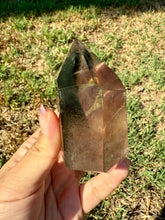 Load image into Gallery viewer, Garden Phantom Quartz Crystal Tower – Natural Lodolite Point
