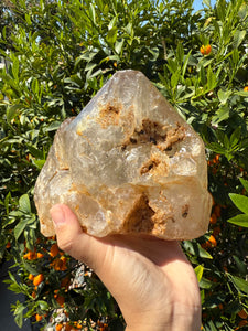 Huge Raw Quartz Point Specimen with Natural Inclusions,2.19kg