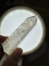 Load image into Gallery viewer, Shiny rainbow Clear Quartz Point  - Chunky Clear Quartz Mini Tower
