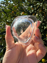 Load image into Gallery viewer, Mini Clear Quartz Offering Bowl,Crystal Quartz Altar Bowl,Crystal Tray,B131
