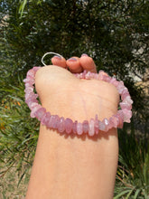 Load image into Gallery viewer, Rose Quartz Crystal Phone Strap,Healing Crystal Charm for Love Harmony
