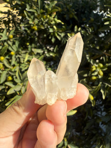 Small Natural Crystal Cluster with Unique Textures