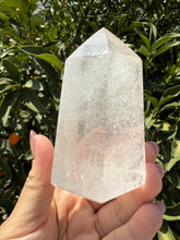 Load image into Gallery viewer, Clear Quartz Crystal Tower Point – High Clarity Polished Stone, A53

