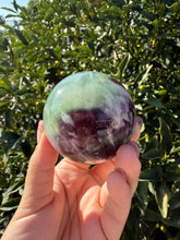 Load image into Gallery viewer, Natural Feather Fluorite Sphere,Snowflake Quartz Crystal Fluorite Ball,A222
