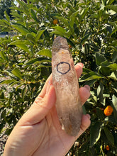 Load image into Gallery viewer, Trigonic Enhydro Quartz from Madagascar,Crystal Point with Water Inclusion,A101
