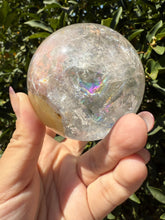 Load image into Gallery viewer, Rainbow Clear Quartz Crystal Sphere,Natural Healing Stone Ball,A119
