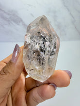 Load image into Gallery viewer, High Luster Enhydro Quartz w/ Moving Bubble &amp;/or Carbon/Black Inclusions,A501

