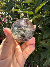 Load image into Gallery viewer, High-Grade Garden Quartz Crystal Sphere with Rainbow Inclusions
