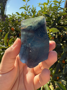 Raw Blue Fluorite Stone,205.5g