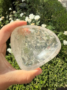 Small Clear Quartz Offering Bowl,234.8g