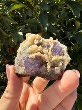 Load image into Gallery viewer, Purple Cubic Fluorite cluster, fluorite Mineral Specimen
