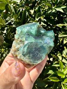 Green Cubic Fluorite Cluster, Fluorite Mineral Specimen C