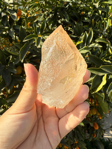 Raw Himalayan Quartz Crystal with Unique Natural Patterns