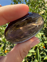Load image into Gallery viewer, Natural Brazil Smoky Quartz Palm Stone / Meditation Palm Stones,A153
